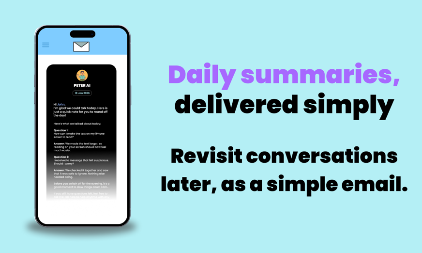 peterai email summary